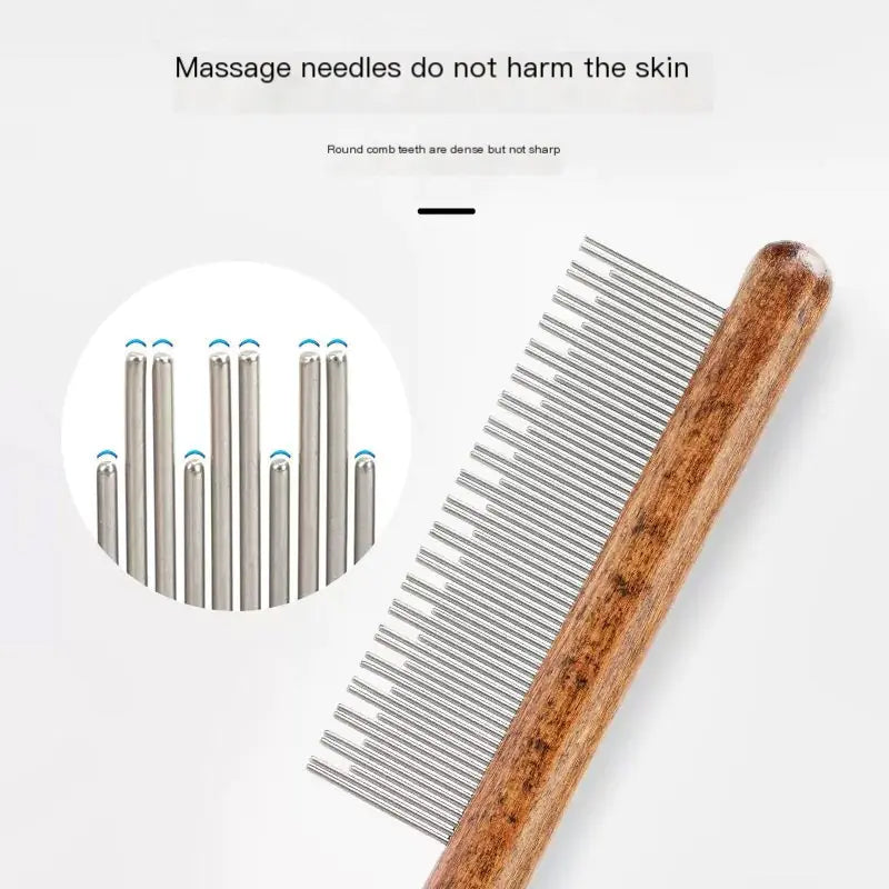 Luxury Wooden Pet Comb
