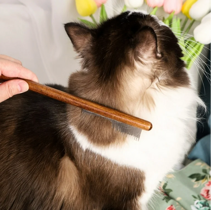 Luxury Wooden Pet Comb