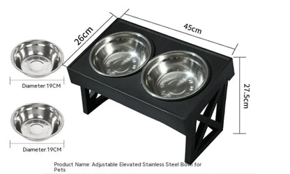 Adjustable Elevated Slow-Feed Bowl