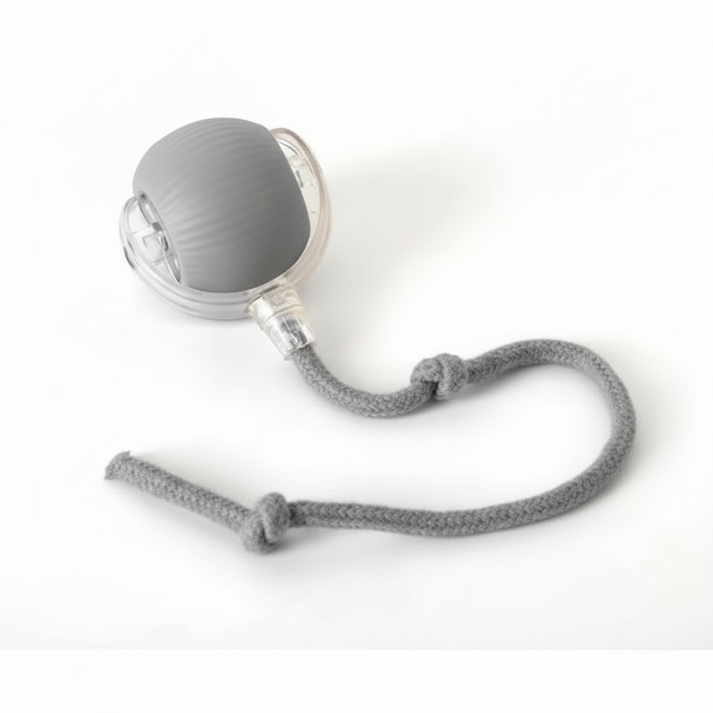 Grey Pet Toy - Matching Red Style