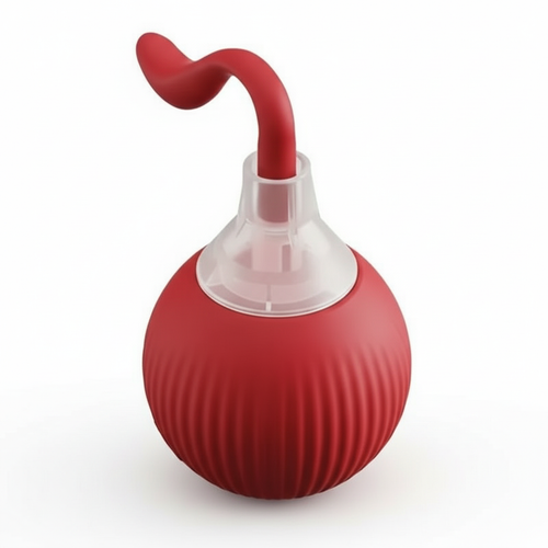 Red Pet Water Bottle - No Text