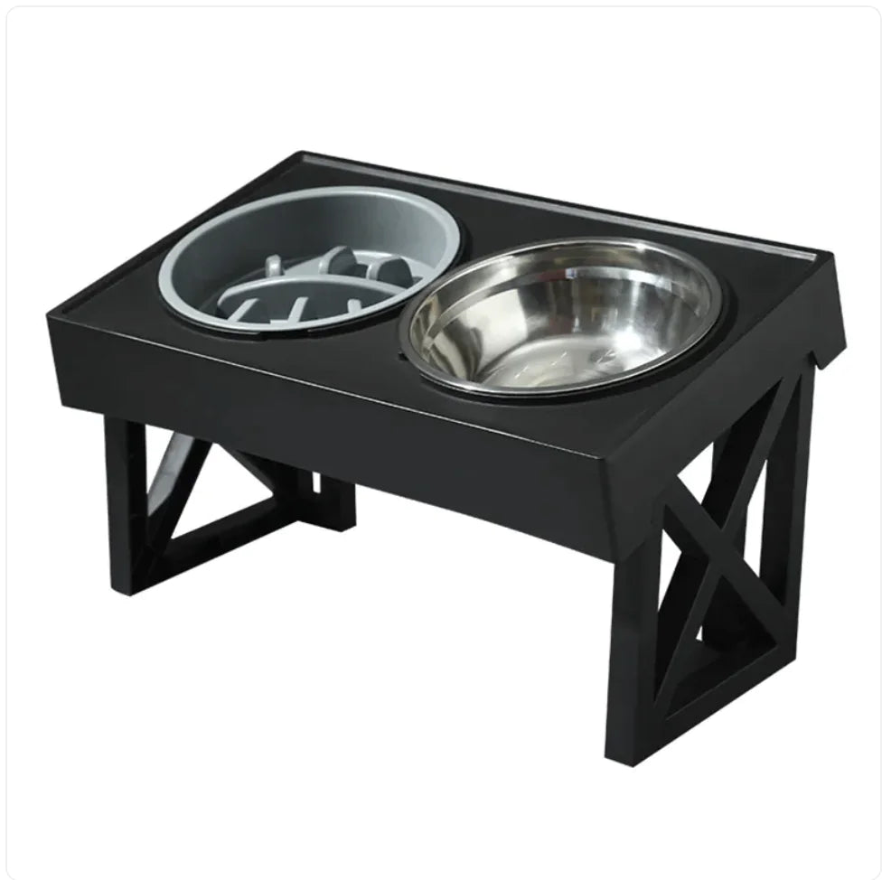Adjustable Elevated Slow-Feed Bowl